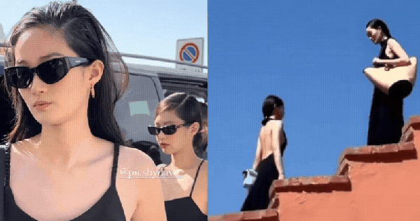 Đôi bạn thân gây bão tại show Jacquemus với cái chạm tay 3 giây, diễn xong là bật mood slay điên đảo