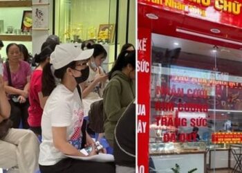 Giá vàng lao dốc: Ngân hàng chỉ bán, cửa hàng chỉ mua, nhiều khách về tay trắng