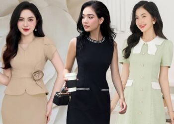 8 mẫu đầm công sở thanh lịch, ưng mắt chị em nên sắm trong dịp sale đầu tháng