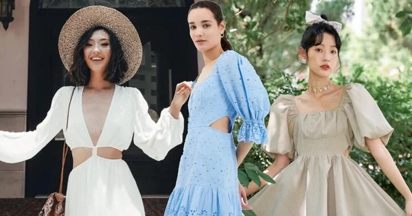 Đầm khoét eo xu hướng thời trang cho ngày hè