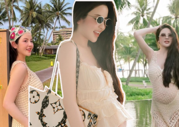 Sắp nằm ổ mà vẫn slay hết phần người khác, nhìn outfit bầu bí của bà xã Quang Hải ai nấy xuýt xoa