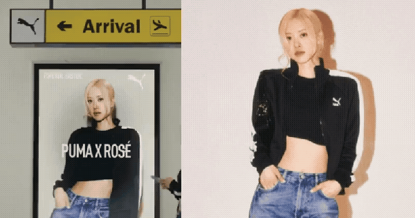 Không phải THE BLACK LABEL, Rosé hôm nay gọi tên PUMA