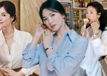 Song Hye Kyo quá đẹp nên chỉ mặc áo sơ mi đơn giản cũng đủ gây thương nhớ!