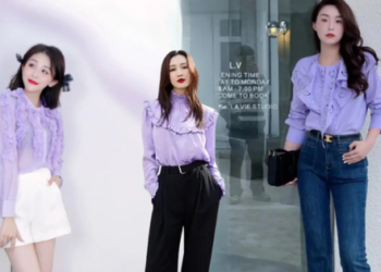 Sơ mi tím mùa này “đốn tim”, chị em phải biết kết hợp thế này mới sành điệu và không bị “quê kiểng”