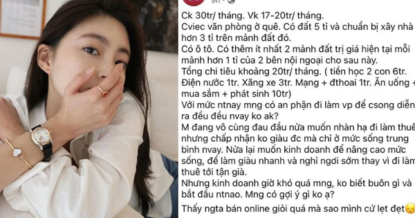 Lên mạng than khổ vì chuyện tiền nong nhưng lộ ra một điểm “hữu ý vô tình” khiến dân mạng đang chuẩn bị đồng cảm bỗng quay xe cực gắt