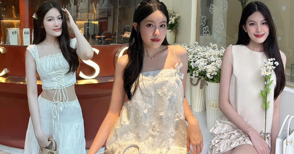 Tiểu thư 2k3 Tăng Mỹ Hàn và 9 lần diện váy trắng khiến HIEUTHUHAI “lo lắng”