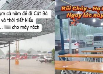 Hàng loạt du khách “rớt nước mắt” vì gặp cảnh mưa ngập: Không thể đi chơi mà còn đối mặt với nguy hiểm