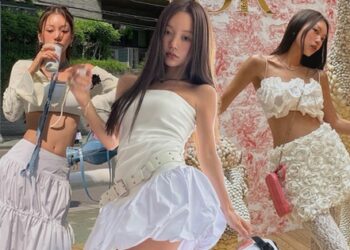 Đổ đứ đừ trước gái xinh có hơn 400.000 người follow, nổi tiếng xứ Hàn vì loạt chiêu diện váy đẹp