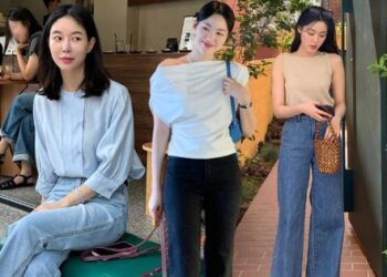 10 set quần jeans theo phong cách tối giản, phụ nữ trên 40 tuổi nên tham khảo