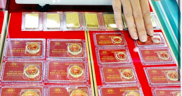 Giá vàng nhẫn tăng mạnh, tiến sát nút SJC