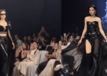 Ý Nhi bị chê catwalk đơ cứng, khiến 1 người đẹp được gọi tên so sánh