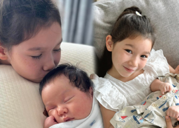 Bận rộn với con trai nhỏ, Hà Anh mong con gái lớn thông cảm, câu trả lời của bé khiến cô thốt lên “Thương quá”