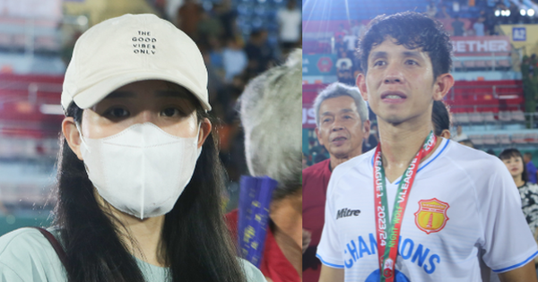 Camera bắt trọn nhan sắc vợ thạc sỹ mới cưới của Hồng Duy, nàng WAG ngượng ngùng khi lần đầu xuất hiện