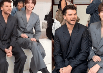 Lee Jong Suk bị netizen quốc tế chê trách vì 1 hành động với nam chính Bridgerton tại show LOEWE
