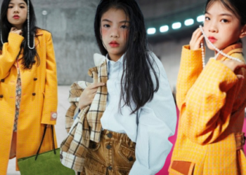 Mẫu nhí Việt Nam – Ella Bùi khuấy đảo show Gucci, lần đầu tiên xuất hiện trên Quảng trường Thời Đại ở Mỹ