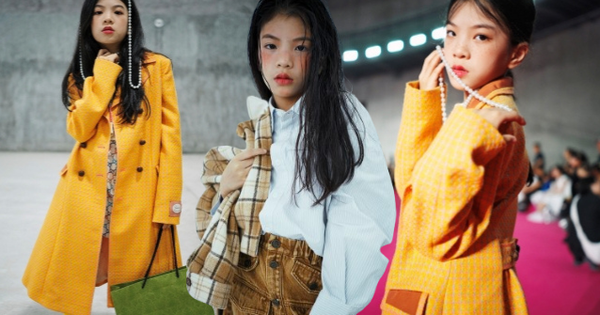 Mẫu nhí Việt Nam – Ella Bùi khuấy đảo show Gucci, lần đầu tiên xuất hiện trên Quảng trường Thời Đại ở Mỹ