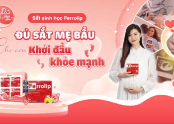 Sắt sinh học Ferrolip – Đủ sắt mẹ bầu, cho con khởi đầu khỏe mạnh