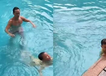 Hà Hồ sợ tái mặt khi Leon bơi, bị trách “học thầy hẳn hoi chứ”, nữ hoàng giải trí trả lời ai cũng ủng hộ