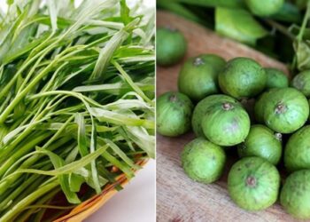Luộc rau muống cho quả sấu trước hay sau mới đúng