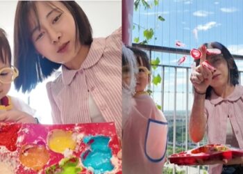 Trò chơi “giải cứu” buổi chiều cho lũ trẻ ngày hè, chỉ cần cửa kính và một em bé thôi, cực hợp mùa hè đấy!