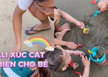 Đưa con đi biển nghỉ mát tưởng vất vả mà hóa ra nhàn tênh nhờ ”bảo bối” này, bé ngồi mấy tiếng chẳng chịu về