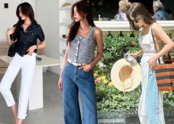 10 set đồ denim dành cho quý cô trên 40 tuổi