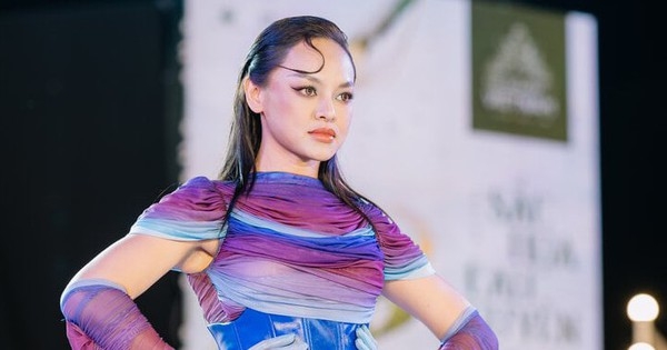 Mai Ngô trình diễn trong show thời trang kết hợp thiện nguyện