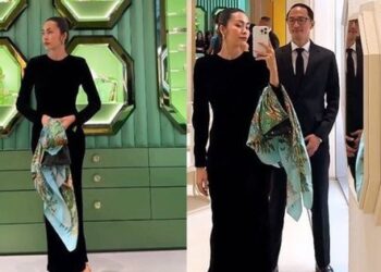 Lâu rồi mới thấy Hà Tăng lên đồ kiểu dâu hào môn, cùng chồng tham dự event thời trang tại Ý