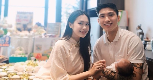 Đoàn Văn Hậu và Doãn Hải My bất ngờ khoe đầy tháng con đầu lòng, nickname của em bé cực ý nghĩa