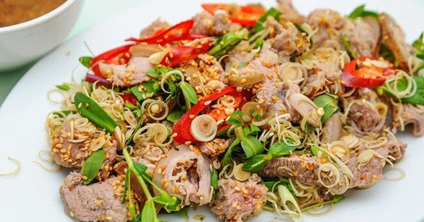 Cách làm dê tái chanh đơn giản tại nhà
