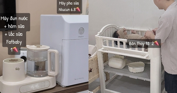 Chi 40 triệu đồng đầu tư toàn đồ đắt đỏ cho em bé, mẹ nào nhìn qua cũng phải thốt lên “chỉ biết ước”