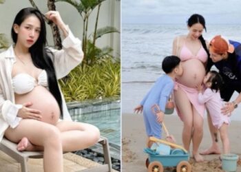 Đăng ảnh cả nhà đi du lịch cực dễ thương, con gái đại gia Minh Nhựa gây trầm trồ vì bụng bầu to không một vết rạn