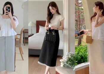 10 cách mặc chân váy suông đơn giản mà đẹp và tôn dáng