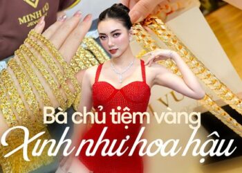 Hoa khôi Cần Thơ rời xa hào quang showbiz về lấy chồng, giờ là bà chủ tiệm vàng đình đám, nhan sắc và độ giàu có khỏi phải nói!