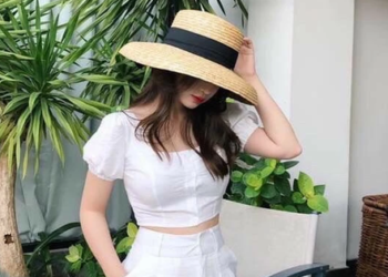 Phối đồ tuyệt đẹp với quần shorts trắng