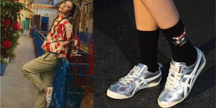 Loạt fashionista Việt thả dáng với đôi giày lấp lánh mới toanh từ Onitsuka Tiger