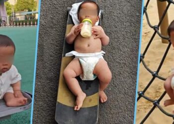 Người cha là KOL rèn luyện con trai mới biết đi một cách thô bạo bị cư dân mạng chỉ trích dữ dội