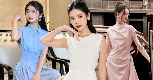 7/7 sắm ngay loạt đầm đơn sắc thanh lịch, diện đi làm hay đi chơi đều ổn