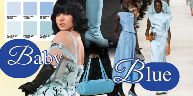 Baby Blue – Sắc màu thống lĩnh thời trang hè 2024