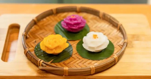 Nghệ nhân hướng dẫn cách làm bánh hoa hồng hấp bất bại