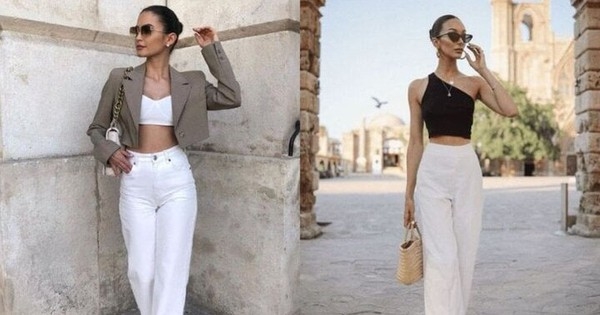 Mix quần âu trắng theo cách sau đảm bảo sang xịn