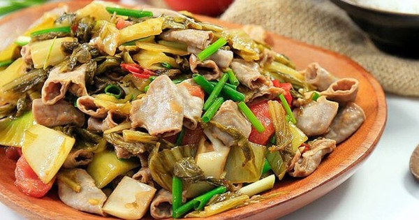 Những món ngon từ dưa cải chua