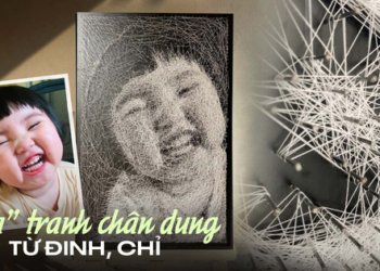 Gặp tác giả “vẽ” tranh chân dung từ 1.000 chiếc đinh, quấn tới 1km dây chỉ: Chấp nhận bầm tím tay để được làm nghệ thuật, có tác phẩm làm cả tháng mới xong