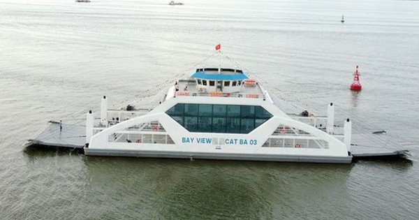 Cận cảnh phà ‘5 sao’ vừa xuất xưởng sắp chở khách ra đảo Cát Bà