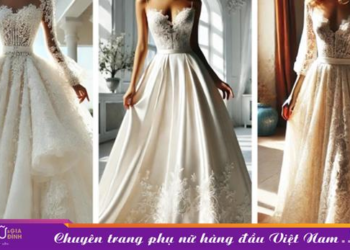 8 mẫu váy cưới cổ điển đang thịnh hành năm 2025