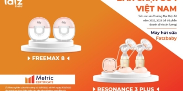 Máy hút sữa Fatzbaby đứng đầu trên sàn TMĐT năm 2022 và 2023