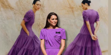 Kate tỏa sáng tại Wimbledon với váy midi tím oải hương – bạn có thể “sao y bản chính” với mẫu giá rẻ hơn nhiều