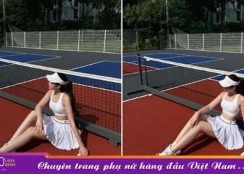 Cách phối đồ vừa kín đáo, vừa năng động của các nàng Hậu khi chơi Pickleball
