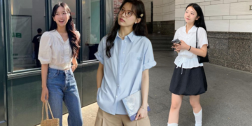 4 kiểu mặc sơ mi cộc tay các “chị đẹp” rất mê