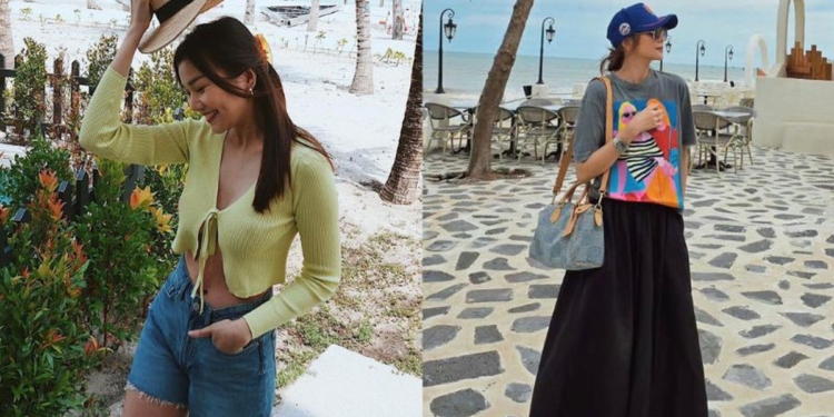 Tham khảo Thanh Hằng 10 set đồ đi du lịch phù hợp với độ tuổi trên 40